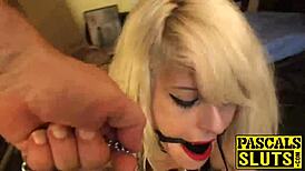 Nora Barcelona deepthroats his big cock and gets slammed hard