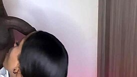 Cute Latina Model Sucks Best Friend's Cock in Amateur Couple Reality with Facial Cumshot