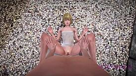 Hey, ever seen a cute maid in Fox Senko-san cosplay getting naughty?