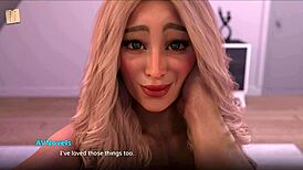 In wvm 203, a sexy petite blonde pops in naked for monster cock action