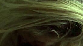 Hot Blonde With Big Tits Passionately Sucks Lover's Cock