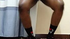 Hey, wanna watch this ebony babe finger herself till she squirts with orgasm?