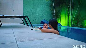 Wild Pool Party Turns Into Anal Action With My Friend's Crazy Boyfriend on Cassiflix