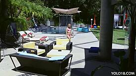 I Take Goldie's Big Cock as a Blonde Teen