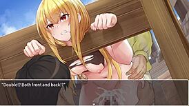 Bound Anime Hero Slams Hard in Wild Outdoor Gangbang