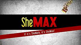 two ladyboy girlfriends tug each others big cocks in a steamy thai shower, so hot