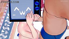 tv woman loves wild sex in her bikini