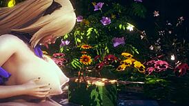 POV Fischl boobjob and licking in Genshin hentai