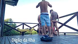 I love fucking curvy redheads on the balcony