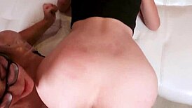 Young milf guides teen in hot amateur threesome sex