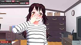 Virgin anime girl gets CREAMPIED in first experience