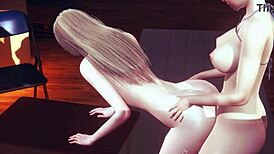 i love watching futa fuck teen femboy in college uniform 3d