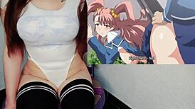 I'm the only guy in girls college and I fuck 'em all - hentai kyonyuu reijou ep 1