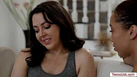 Alexis and Whitney lick each other's pussies passionately