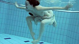 anna netrebko and lada poleshuk get wild underwater as lesbos