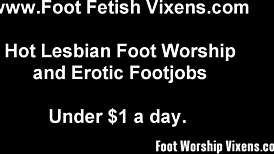 She resists my foot temptation