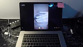 Spanish Milf Fucks Fan On Webcam!