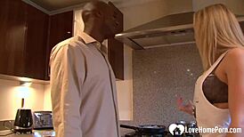 I'm Obsessed with This Blonde Mastering a Huge Black Cock