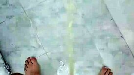 pissing in the shower with neighbors 😏