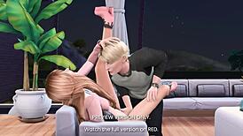 teasing 3d hentai preview with naughty anime touches