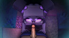 Witch Tests Potion for Giant Cock!