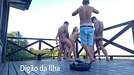 I love fucking curvy redheads on the balcony