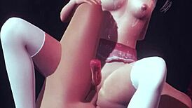 i love watching futa fuck teen femboy in college uniform 3d