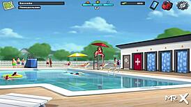 Milf delivers stress relief handjob in Summertimesaga cartoon episode 4