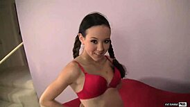 hey, watch amai liu handle a huge black cock in her tight hole!