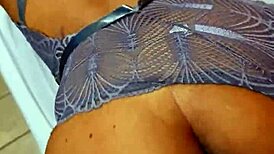 wearing sexy lingerie and flashing for friend's boyfriend