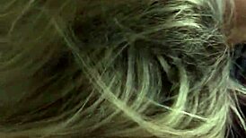 Hot Blonde With Big Tits Passionately Sucks Lover's Cock