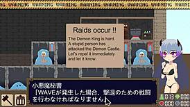 taking over the demon king castle with slimes in this raid episode