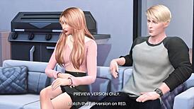 teasing 3d hentai preview with naughty anime touches