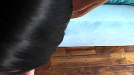 Stepdad Touches Dick, Stepdaughter Blows Him