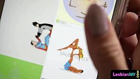 Yoga Babes Lick Pussy In Foursome