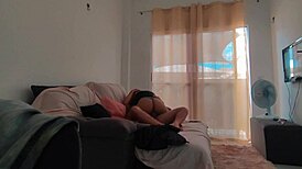 Surprising arrival leads to an unexpected moment in the bathroom.