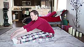 Yoga Lesson 351 With Femdom Milf Girlfriend