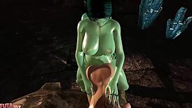 Futa3DX - Tomb Raider Caught in a Wild Spitroast by Cave Trolls