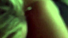 Hot Blonde With Big Tits Passionately Sucks Lover's Cock