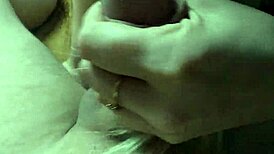 Long blonde hair excites me! I masturbate with a dick and cum on my hair!