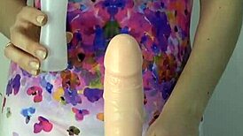 Cute Brunette Anna Sky in Lingam Massage POV Video