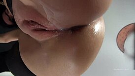 stepbrother's monster cock pounds my tight ass hotly