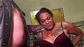 Navádzajúca Latinka dostane intenzívny kokotový akciu