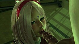 made sakura suck in 3d!