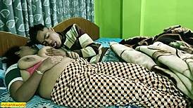 Village bhabhi gets down with two devar in a wild INDIAN THREESOME SEX scene