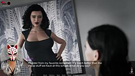 ms denvers - ep 20 anime teacher in torn stockings and short skirt.