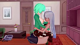 3D Hentai Big Ass and Big Tits Futa Sex Explosion!