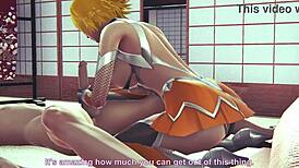 Sakura igawa in action taimanin 3d animation with sfm scenes