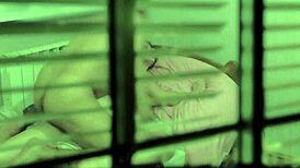 Girlfriend's big cock affair spied across window