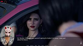 ms denvers - ep 20 anime teacher in torn stockings and short skirt.